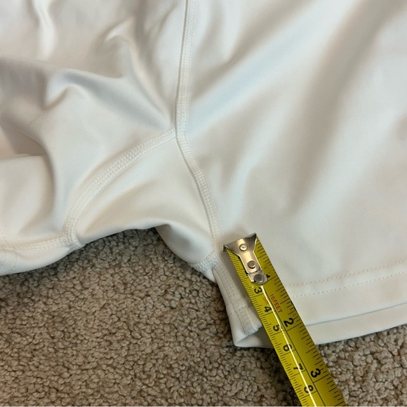 Nine&Nine white golf skort mini skirt Sz 6 - Picture 11 of 15